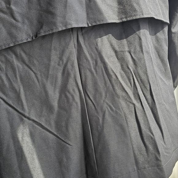 IZZUE Collection Double Breasted Pea Coat  Black Short Trenchcoat Unique size L - Picture 5 of 12